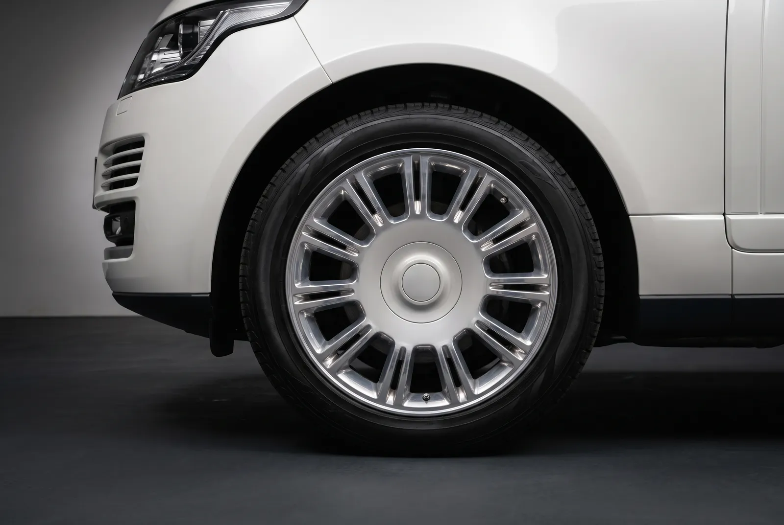 Detail van een Rolls-Royce Cullinan