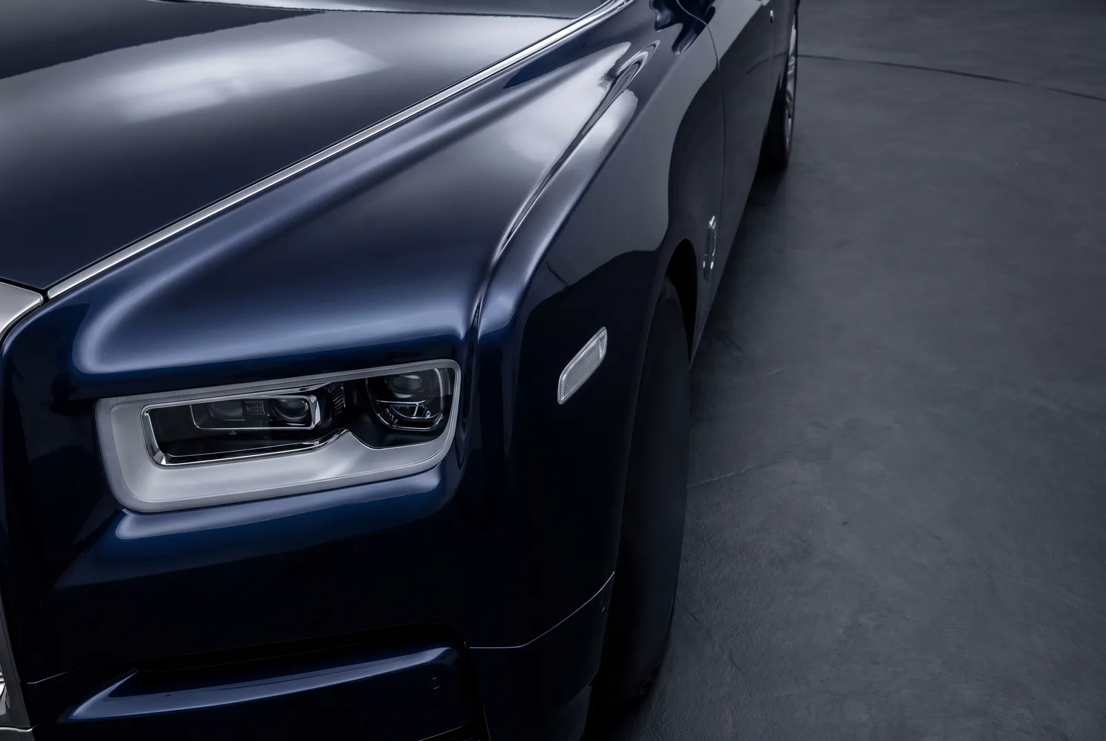 Detail van een Rolls-Royce Ghost
