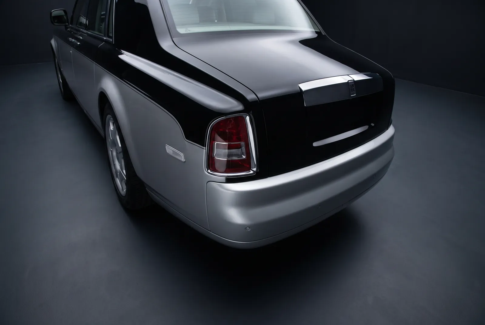 Detail van een Rolls-Royce Phantom