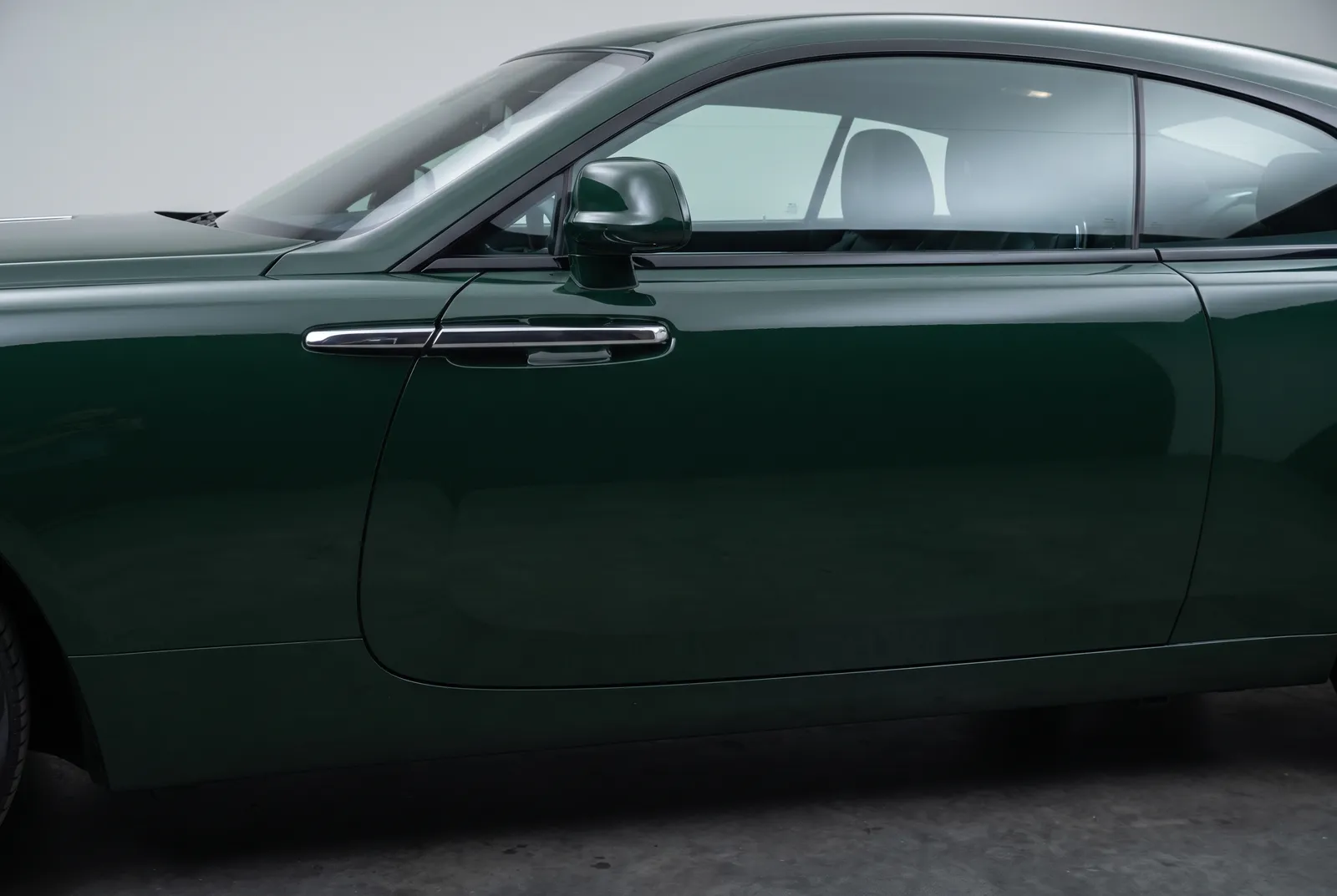 Detail van een Rolls-Royce Wraith