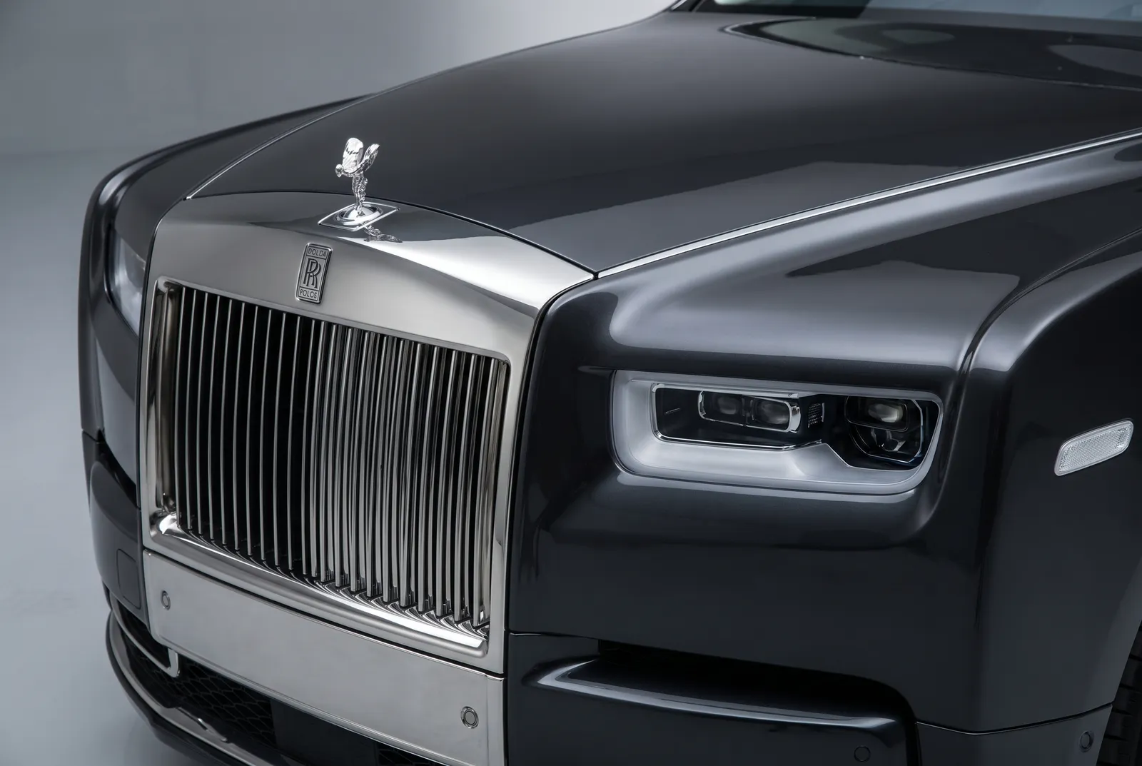 Detail van een Rolls-Royce